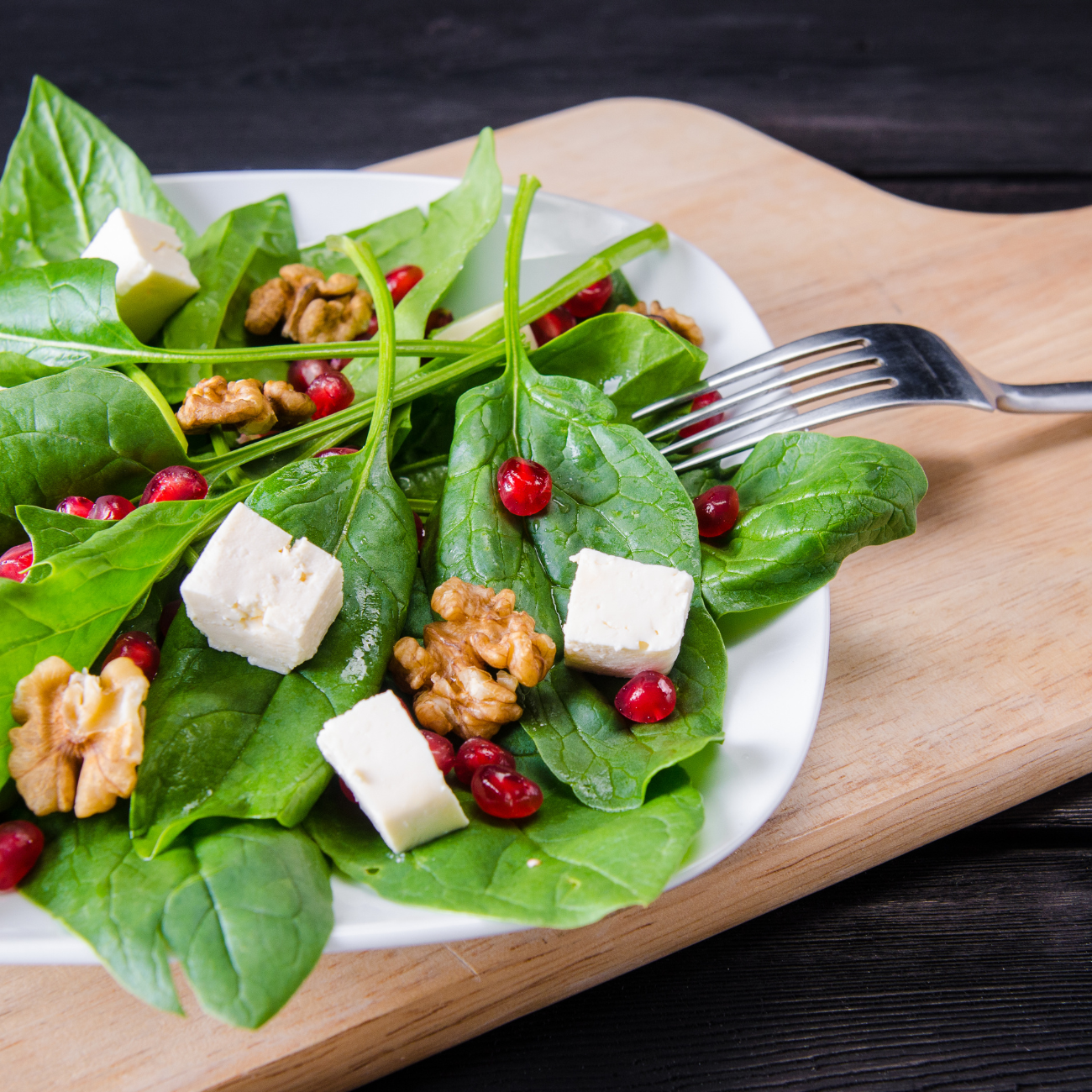 Spinach Salad with Ginger Soy Dressing. Savoring the Crisp Crunch: