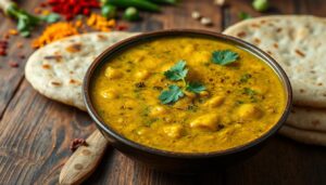 Moringa Dhal With Roti