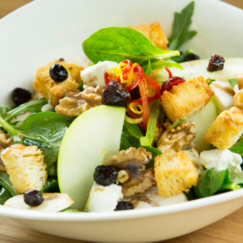 Spinach Apple Walnut Salad: A Nutritious Delight.