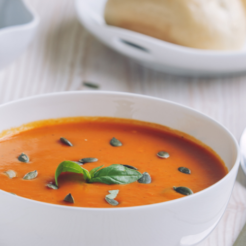 Roasted Red Pepper and Tomato Soup: A Culinary Delight.