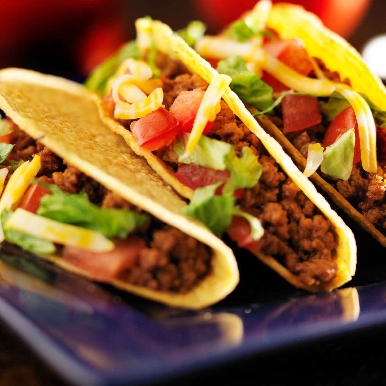 Delicious Vegan Tacos with Mushroom and Walnut Meat.