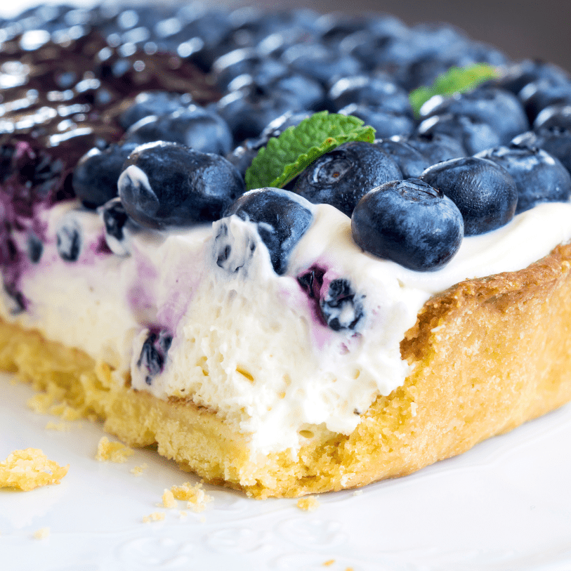 Vegan Blueberry Pie. Gluten Free & Refined Sugar Free.